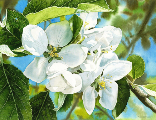 Apple Blossoms – tutorial preview