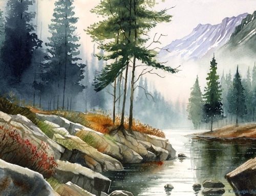 Unlock the Beauty of Landscape Watercolor Art – Tutorial Preview