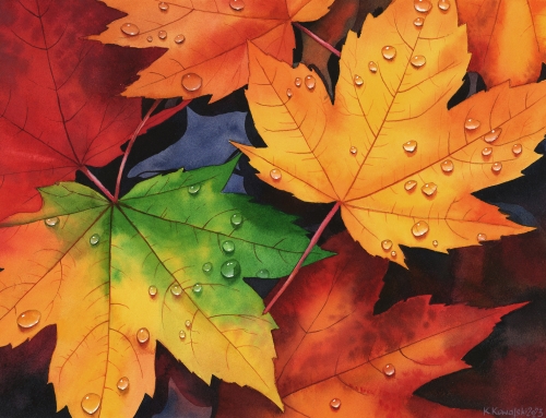 Painting Autumn Magic: Maple Leaves