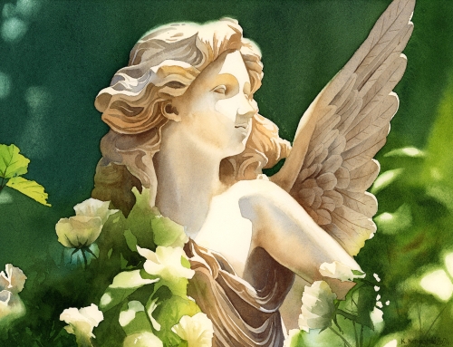 Angel in the Garden – Unlock the Magic of Watercolor Painting