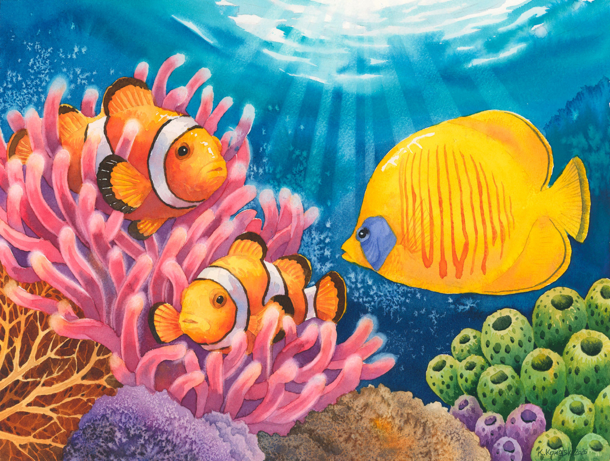 Underwater-Friends-12x9in-30×23-cm